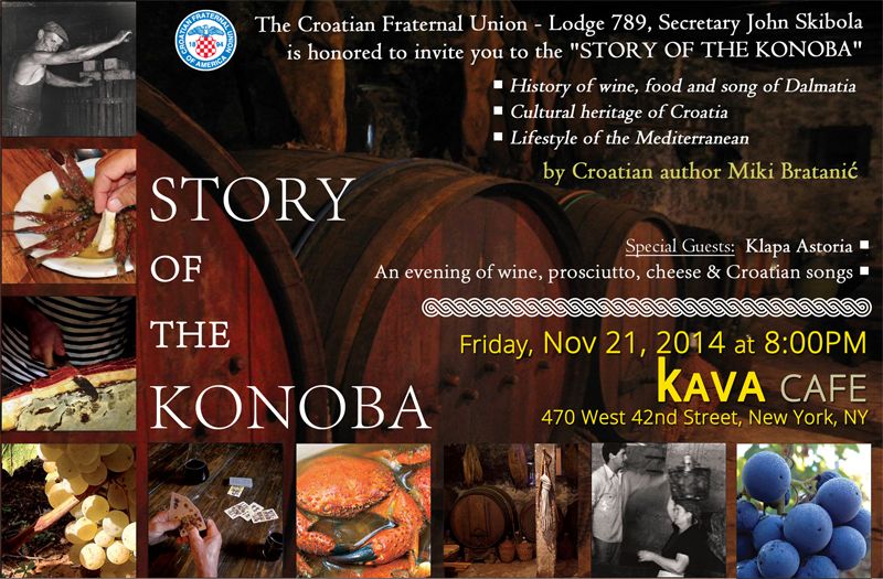 New York Premiere for Miki Bratanić’s ‘Story of the Konoba’