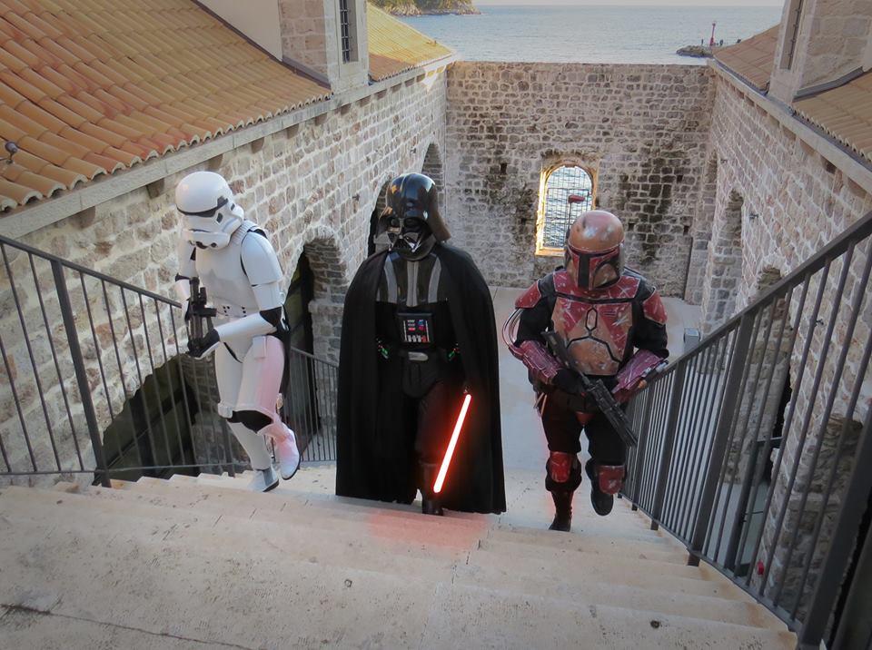 All ready in Dubrovnik (photo credit: Star Wars Hrvatska)