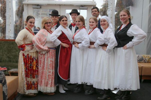 Hrvatska Ruža, Croatian folklore group from Astoria New York, performed at the event