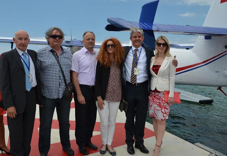 Seaplane lands for first time in Novalja yesterday