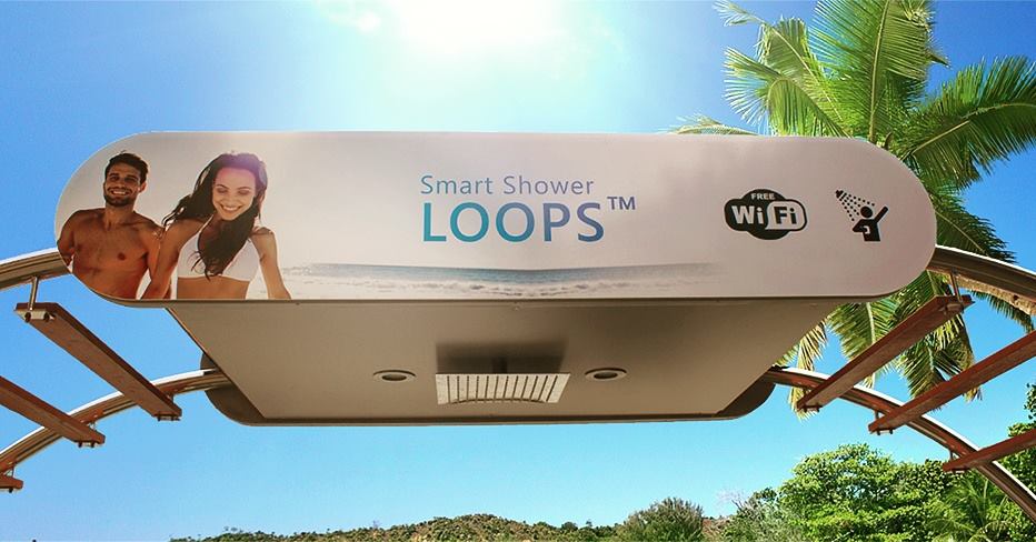 Smart shower LOOPS (photo: Pitaya Solutions)
