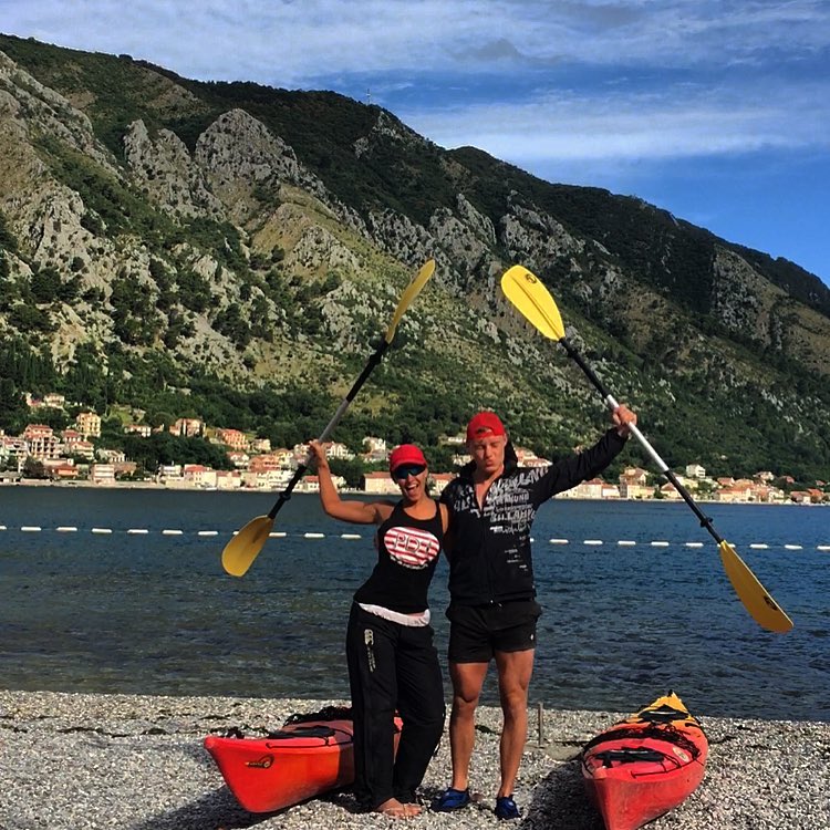The couple say that kayaking was the most beautiful way to see the Croatia 