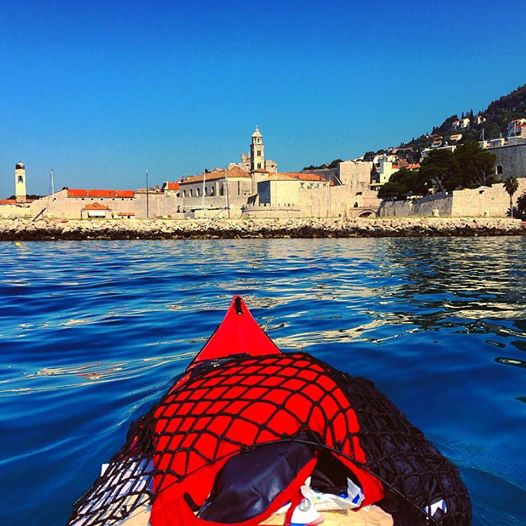 The couple decided to kayak down Croatia's coast