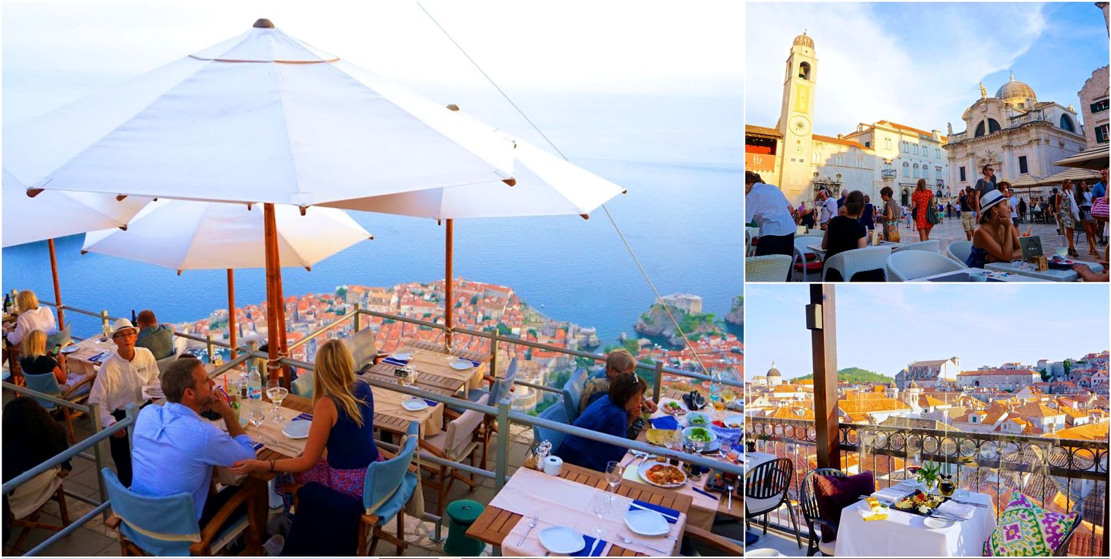 Dining in Dubrovnik with a view