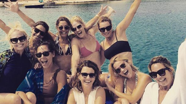 Witherspoon with friends on the coast this week (photo: Instagram)
