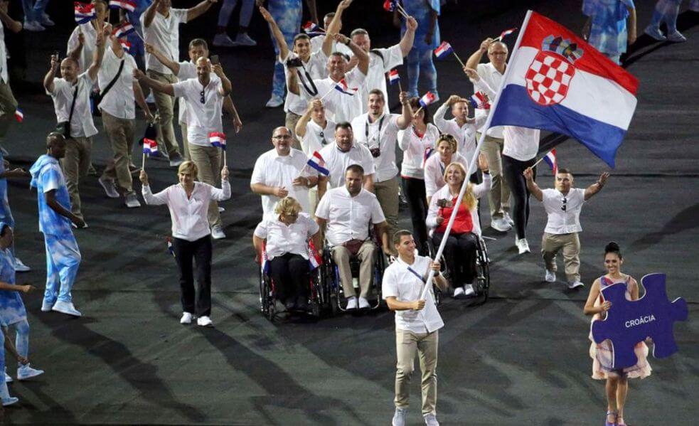 Rio Paralympics 2016: Branimir Budetić Leads Out Croatia at Colourful Opening Ceremony