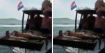 [VIDEO] Lamb on the Spit on the Boat in the Adriatic Video Goes Viral