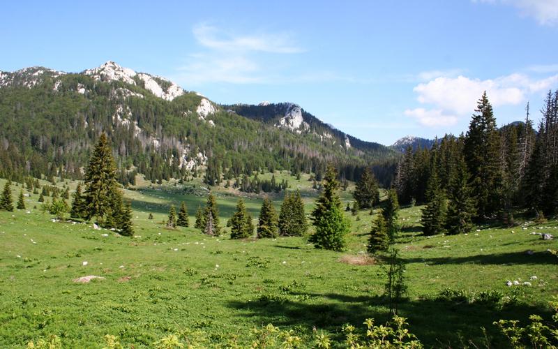 Veliki Lubenovac krast valley on the edge of the strict reserve of Hajdučki kukovi and Rožanski kukovi (photo: parkovihrvatske.hr)