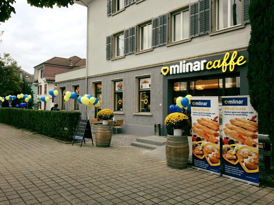 Mlinar caffe in Switzerland (photo credit: Facebook)