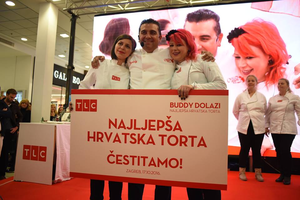 The Cake Boss with the winners (photo credit: City Centre one Zagreb)