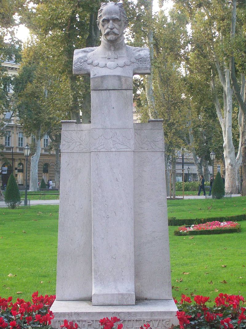 Statue of Ivan Kukuljević Sakcinski in Zagreb (photo credit: Suradnik13 under CC)