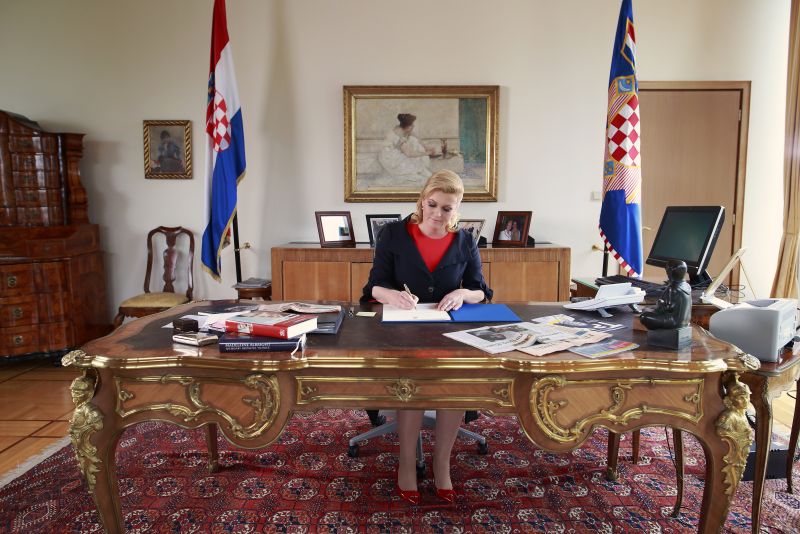 President Kolinda Grabar-Kitarović (photo credit: Ured Predsjednice)