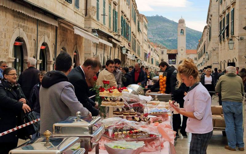 120-Metre Dining Table on Dubrovnik’s Stradun to Mark End of Tourist Season