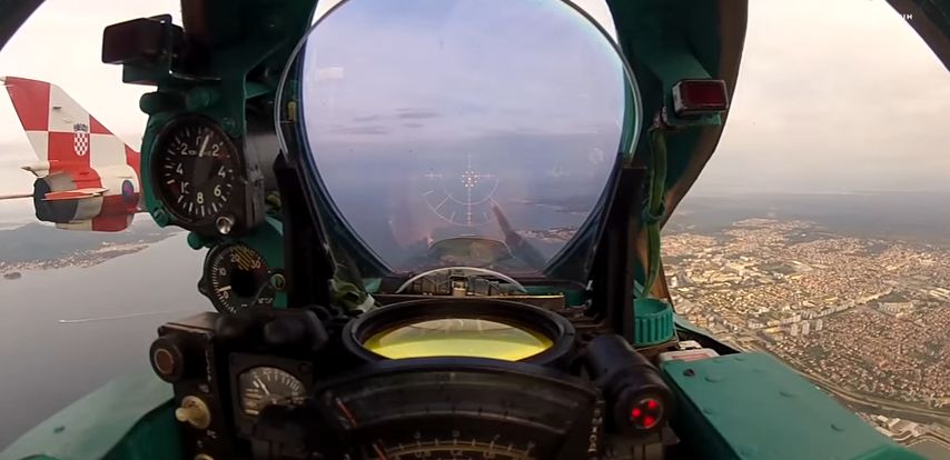 [VIDEO] Footage from Croatian MiG-21 Cockpit