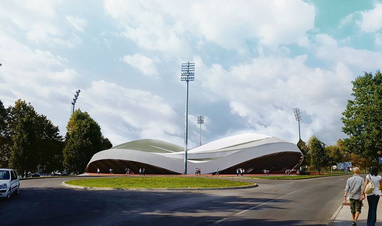 New stadium designed by Davor Mateković from Proarh studio 