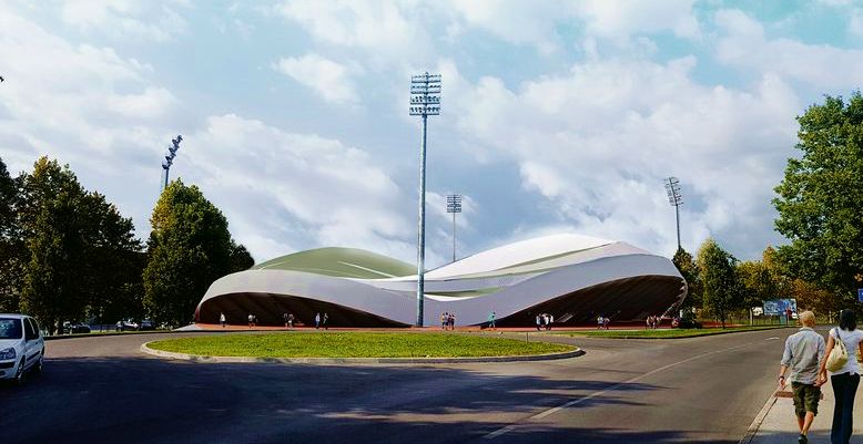 [PHOTOS] New Football Stadium for Zagreb Presented