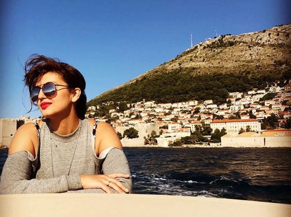 The model and actress was impressed with Dubrovnik (photo: Instagram)