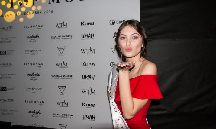 Croatian Lara Spajić Wins 2016 World Top Model Contest in Milan
