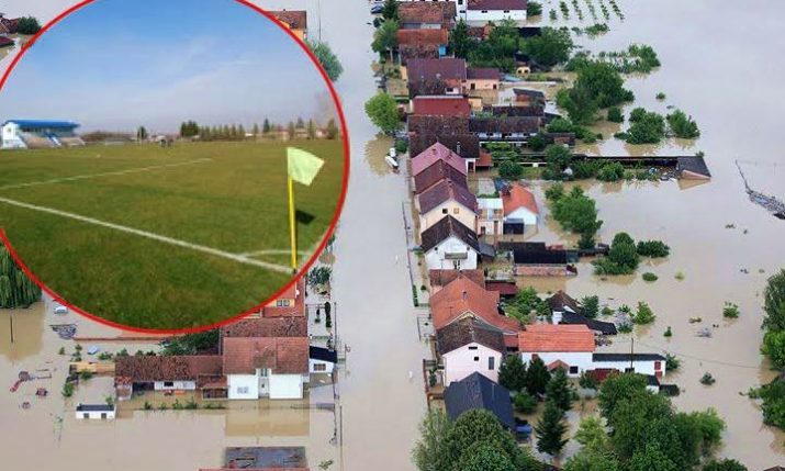UEFA Visit Renovated Slavonian Stadiums Damaged in Catastrophic Floods