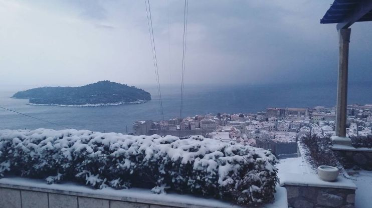 Dubrovnik Wakes Up Under Snow