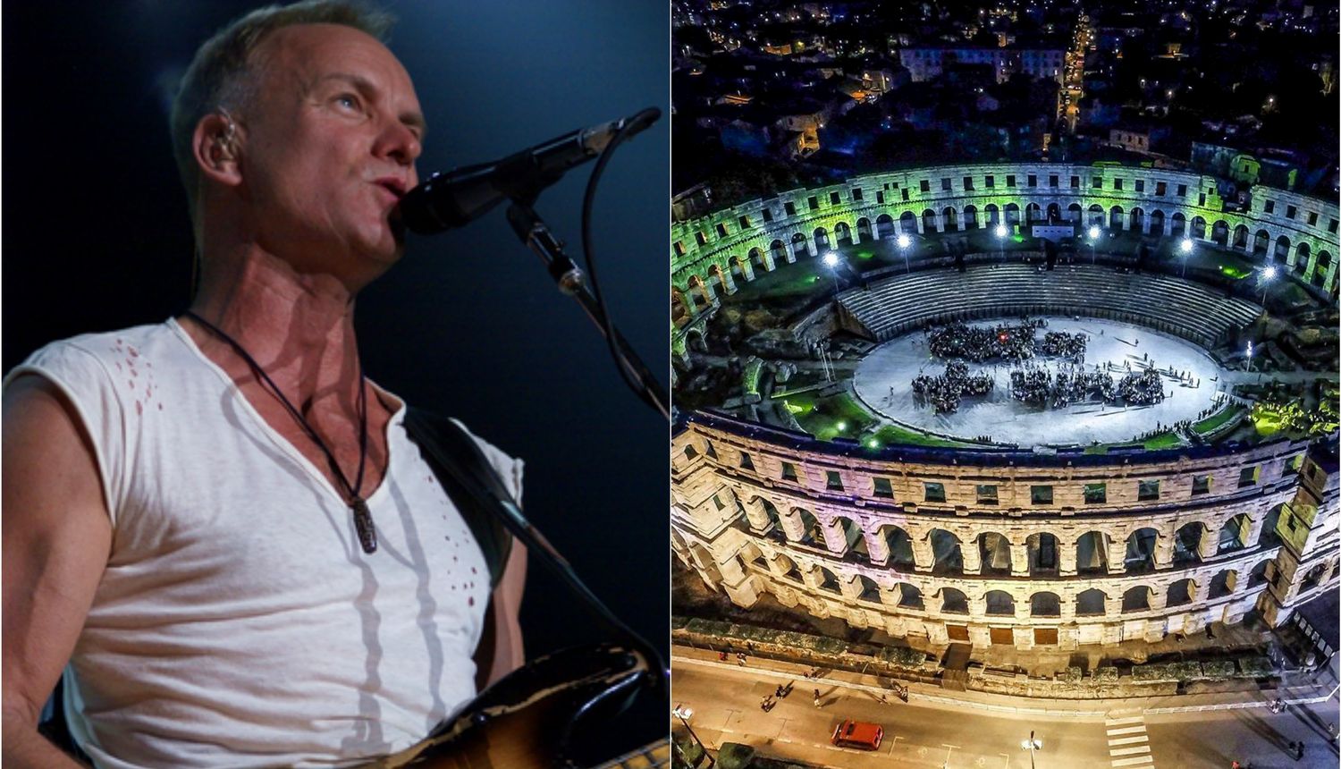 Sting to Perform at Pula Arena
