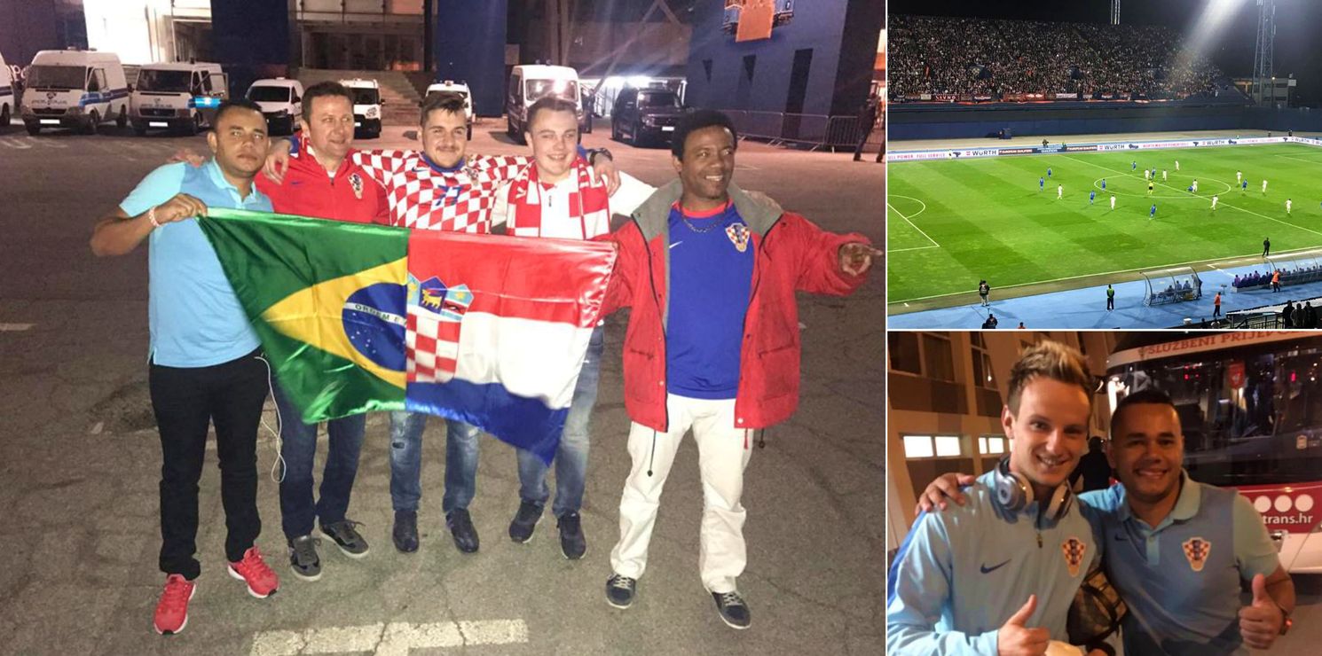 Croatia’s No. 1 Fan From Brazil Emotional After Watching First Home Match in Zagreb