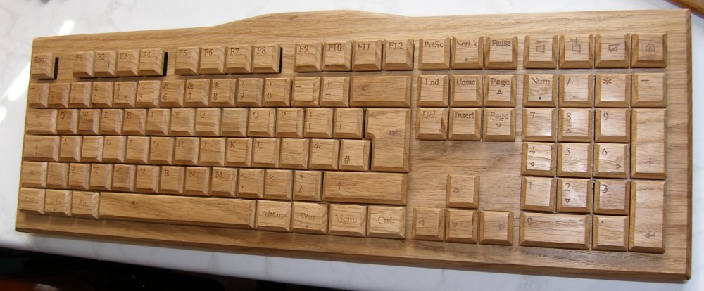Crolander Wooden Keyboards from Croatia
