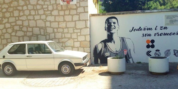 Dražen Petrović’s 1983 VW Golf Parked Again at His Home in Šibenik