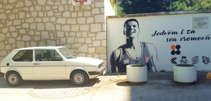 Dražen Petrović’s 1983 VW Golf Parked Again at His Home in Šibenik