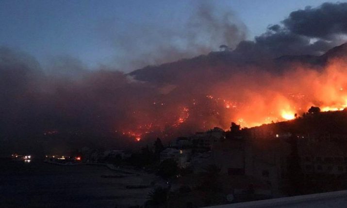 [VIDEO] 200 Firefighters Battle Big Blaze in Podgora on Dalmatian Coast