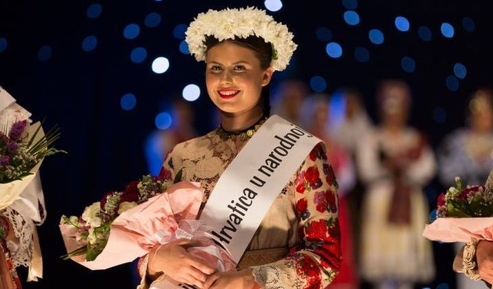 Andrea Radman from Sweden Crowned Most Beautiful Croatian in National Folk Costume Outside of Croatia