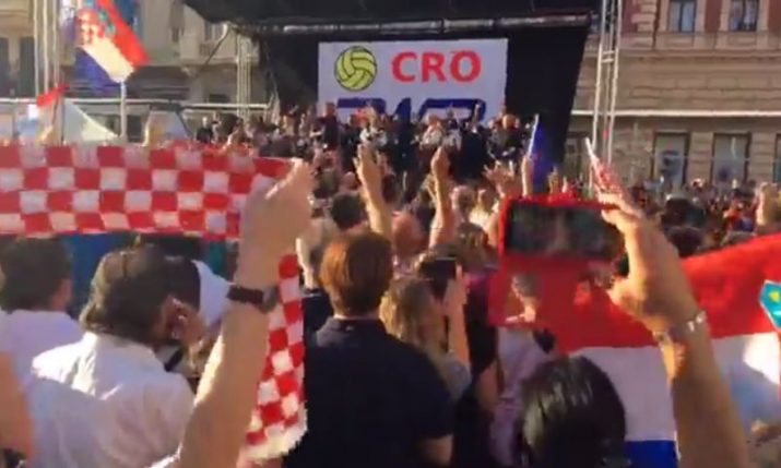 [VIDEO] Hero’s Welcome for Water Polo World Champs in Zagreb