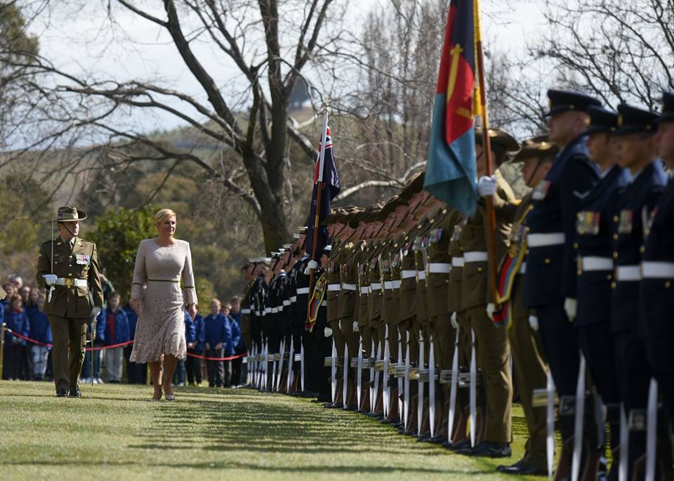 Croatian President Meets Australia’s Prime Minister in Canberra