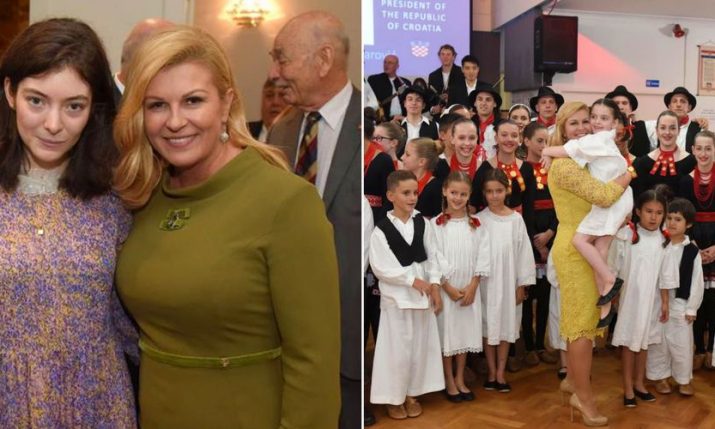 Croatian President Meets NZ’s Croatian Community Including Lorde