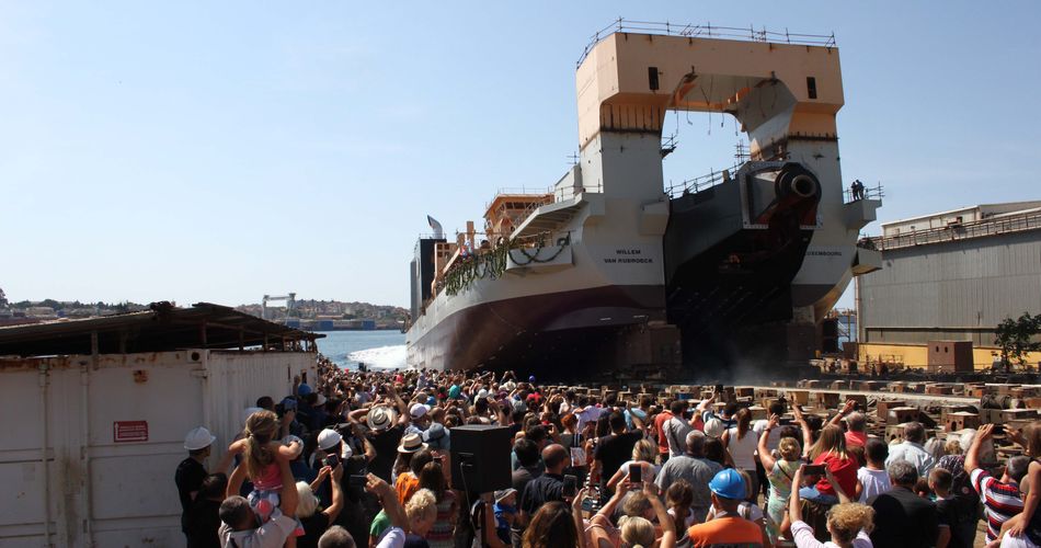 Croatian Shipyard Launches World’s Most Powerful Dredger
