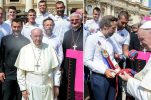 Pope Francis Receives Champion Croatian Water Polo Club VK Jug