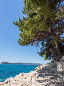 where is the croatian sea warmest