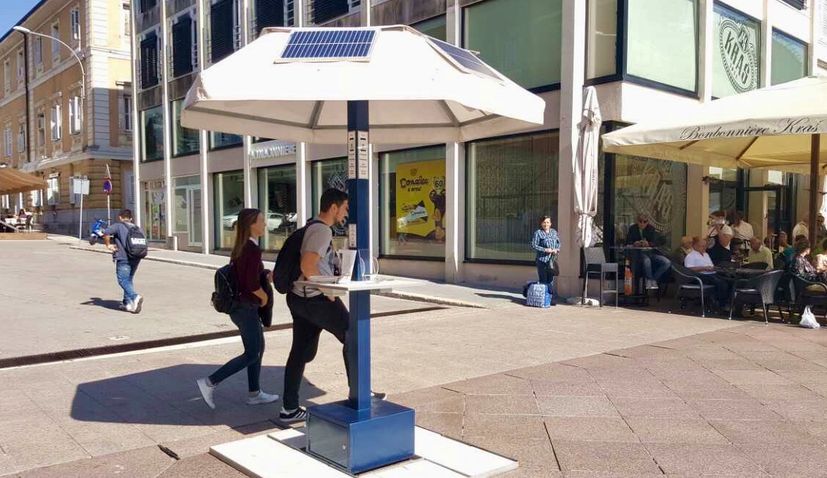 First Croatian Smart Sun Umbrella Presented