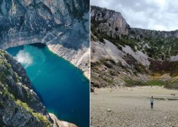 [PHOTO] Blue Lake in Imotski Dries Up