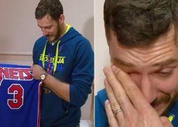 [VIDEO] EuroBasket MVP in Tears After Being Gifted Drazen Petrovic’s Jersey