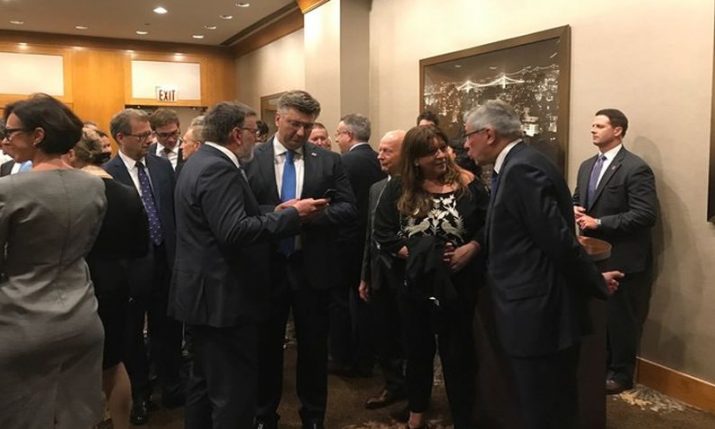 Croatian Prime Minister Meets Croatian Community in the United States