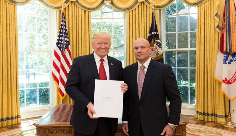 New Croatian Ambassador to the US Presents Credentials to President Trump
