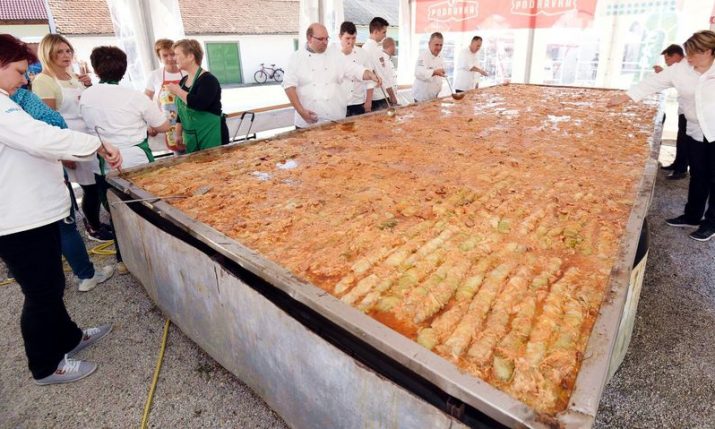 World’s Longest Sarma Cooked in Varaždin