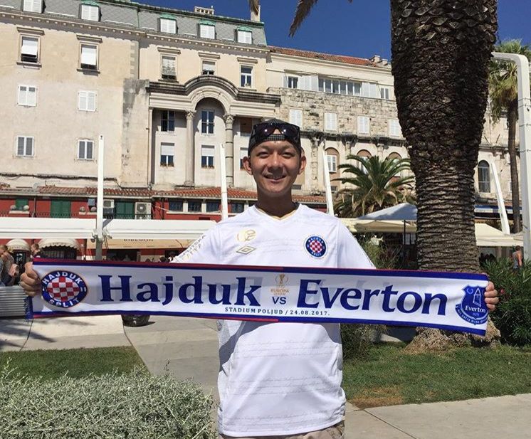 Japanese Hajduk Split fan travels 9,500 km to watch them play in the cup final 