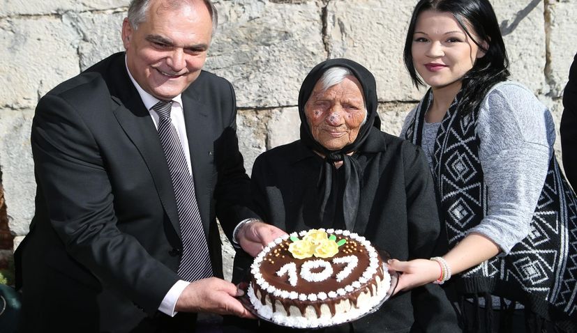 One of Croatia’s Oldest Celebrates 107th Birthday