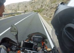 [VIDEO] Biker Takes on Brutal Bura Wind