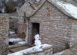 First Snow Arrives on Dalmatian Island of Brač
