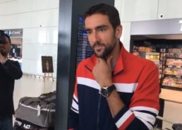 Marin Cilic Arrives Back in Croatia for Davis Cup Clash