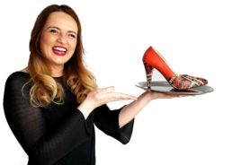 Authentic Croatian High Heels with Traditional Prints