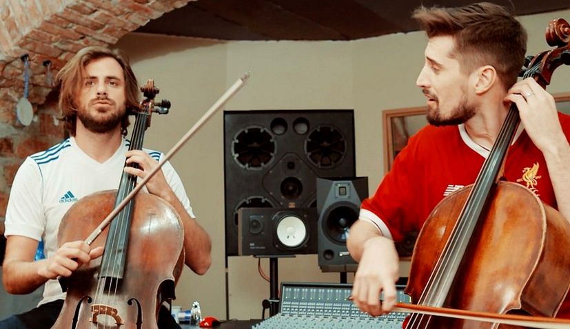 2CELLOS performance at the 2018 UEFA Champions League Final 